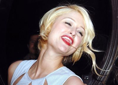 blondes, women, Paris Hilton - duplicate desktop wallpaper