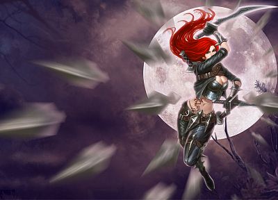 League of Legends, Katarina the Sinister Blade - random desktop wallpaper