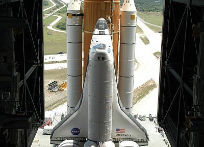 NASA, launch pad, shuttle - random desktop wallpaper