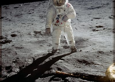 Moon, astronauts, Moon Landing, Buzz Aldrin - desktop wallpaper