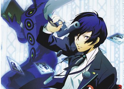 Persona series, Persona 3, anime, Arisato Minato, Elizabeth (Persona 3) - related desktop wallpaper