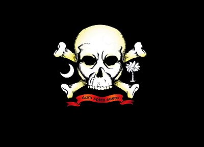 pirates, skull and crossbones - random desktop wallpaper