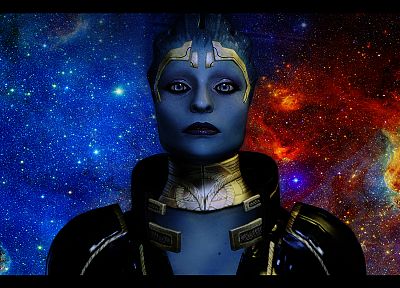 Mass Effect, Mass Effect 2, Justicar Samara - desktop wallpaper