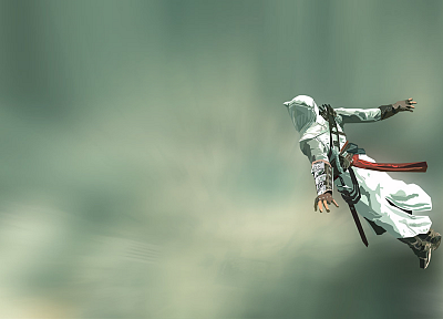 Assassins Creed, jumping, artwork - desktop wallpaper