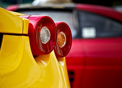tails, lights, Ferrari, vehicles, Ferrari F430 - random desktop wallpaper