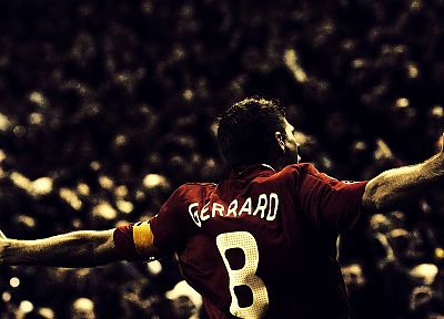 sports, soccer, Liverpool FC, Steven Gerrard - desktop wallpaper