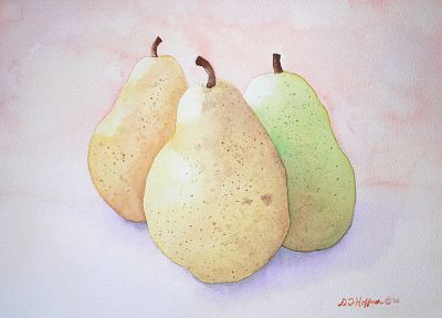 paintings, pears, still life - desktop wallpaper