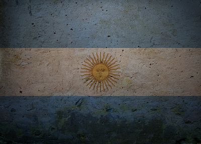 Argentina, flags - desktop wallpaper