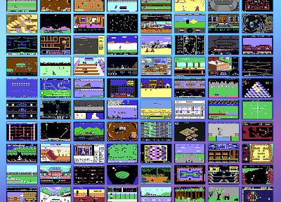 video games, Commodore, posters, retro games, 8-bit - desktop wallpaper