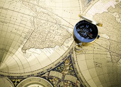 maps, compasses - random desktop wallpaper