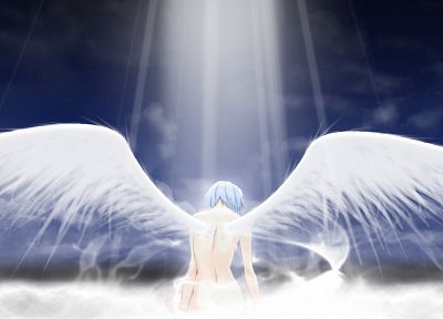 angels, wings, Ayanami Rei, Neon Genesis Evangelion - random desktop wallpaper