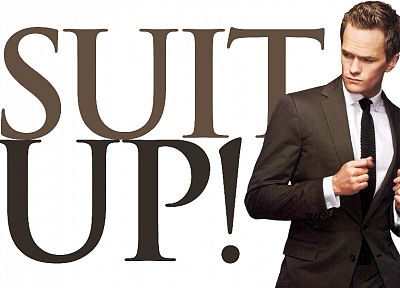 quotes, Neil Patrick Harris, Barney Stinson, How I Met Your Mother, suit up - related desktop wallpaper