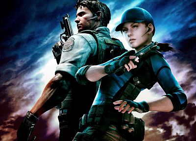 Resident Evil, Jill Valentine, Chris Redfield, BSAA (Bioterrorism Security Assessment Alliance) - random desktop wallpaper