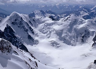 mountains, snow, snow landscapes - duplicate desktop wallpaper