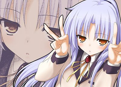 Angel Beats!, school uniforms, Tachibana Kanade, anime, anime girls - related desktop wallpaper