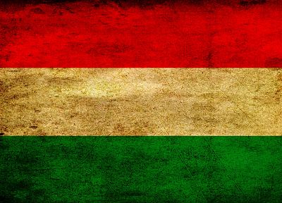 grunge, Hungary, flags - desktop wallpaper