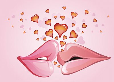 lips, kissing - duplicate desktop wallpaper