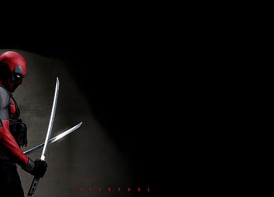 Deadpool Wade Wilson, swords - desktop wallpaper