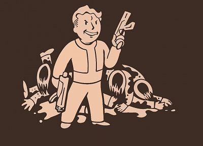 video games, Fallout, Vault Boy - random desktop wallpaper