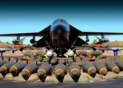 aircraft, military, bomber, F-111 Aardvark - desktop wallpaper