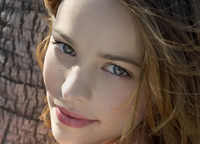 women, actress, Rachel McAdams, green eyes, faces - desktop wallpaper