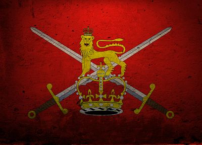 flags, British Army - random desktop wallpaper