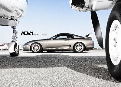cars, Toyota Supra, ADV 1, adv1 wheels - desktop wallpaper