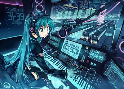 Vocaloid, Hatsune Miku, anime, Vania600 - related desktop wallpaper