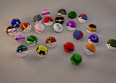 Poke Balls - duplicate desktop wallpaper