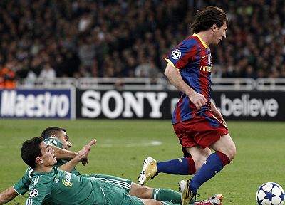 sports, soccer, Lionel Messi, FC Barcelona - random desktop wallpaper