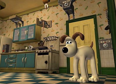 Wallace and Gromit - random desktop wallpaper