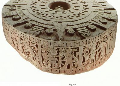 Mexico, sculptures, archeology, aztec - desktop wallpaper