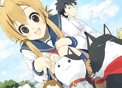 cats, Nyan Koi, Mizuno Kaede, Kousaka Junpei, Nyamsus - desktop wallpaper