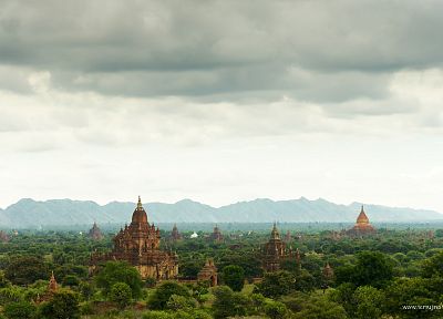 landscapes, Asia, ancient, travel, Asian architecture, Myanmar - desktop wallpaper