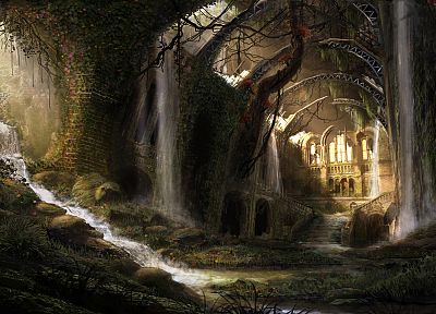 ruins, fantasy art, artwork - desktop wallpaper