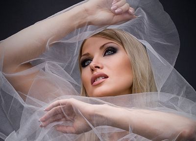 women, brides, wedding dresses - desktop wallpaper