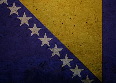 flags, Bosnia and Herzegovina - duplicate desktop wallpaper