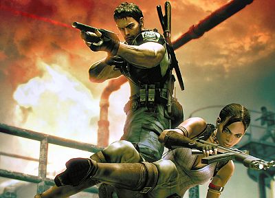 video games, Resident Evil, 3D, Sheva Alomar - related desktop wallpaper