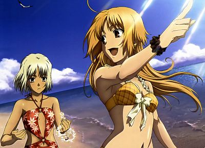 Canaan, anime, swimsuits, Oosawa Maria - desktop wallpaper