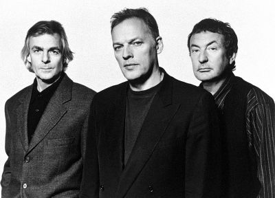 Pink Floyd, David Gilmour, grayscale, monochrome, Nick Mason, Rick Wright - duplicate desktop wallpaper