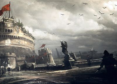 Assassins Creed Brotherhood, artwork - related desktop wallpaper