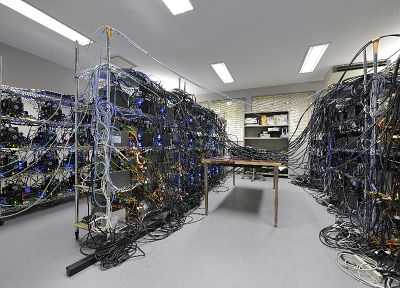 computers, geek, data center, ghetto - desktop wallpaper