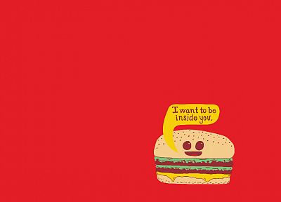 funny, hamburgers - random desktop wallpaper