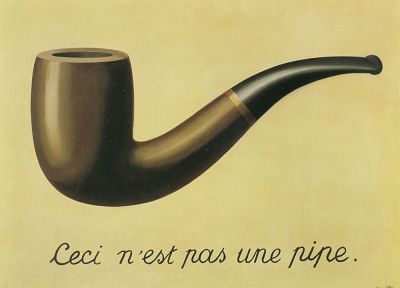 pipes, Rene Magritte, The Treachery of Images - desktop wallpaper