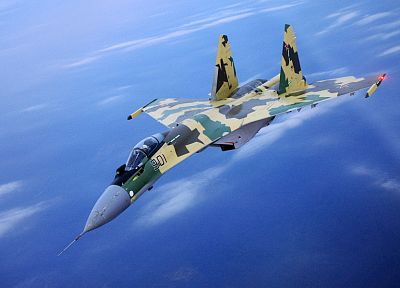 aircraft, Su-27 Flanker - duplicate desktop wallpaper