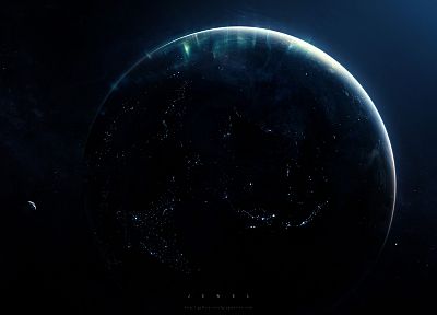 outer space, stars, planets, Greg Martin - related desktop wallpaper