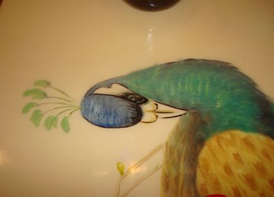paintings, birds, peacocks - desktop wallpaper