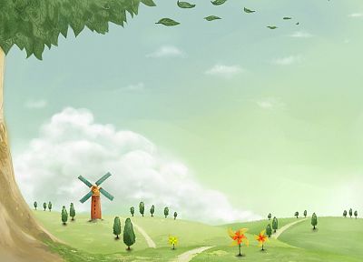 windmills - duplicate desktop wallpaper