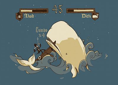 combat, Moby Dick - duplicate desktop wallpaper
