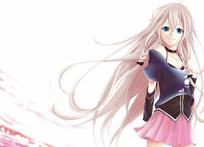 Vocaloid, anime, simple background, anime girls, IA - related desktop wallpaper